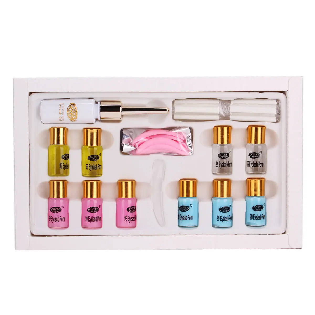 

Best Eyelash Curling Perming Set Curler Rod Glue Perm Lotion Lashes Lifting Kit Eyes Makeup Tool QQ99