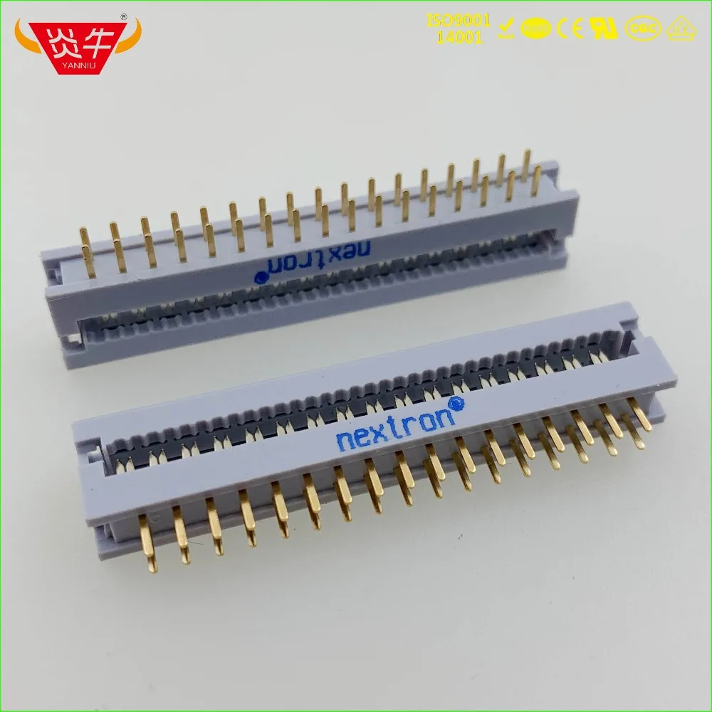 

FD-34P 2.54mm PITCH 2*17P 34PIN PLUG IDC SOCKET CONNECTORS ISP JTAG HEADER FOR FLAT RIBBON CABLE SAMPLE NEXTRON YANNIU