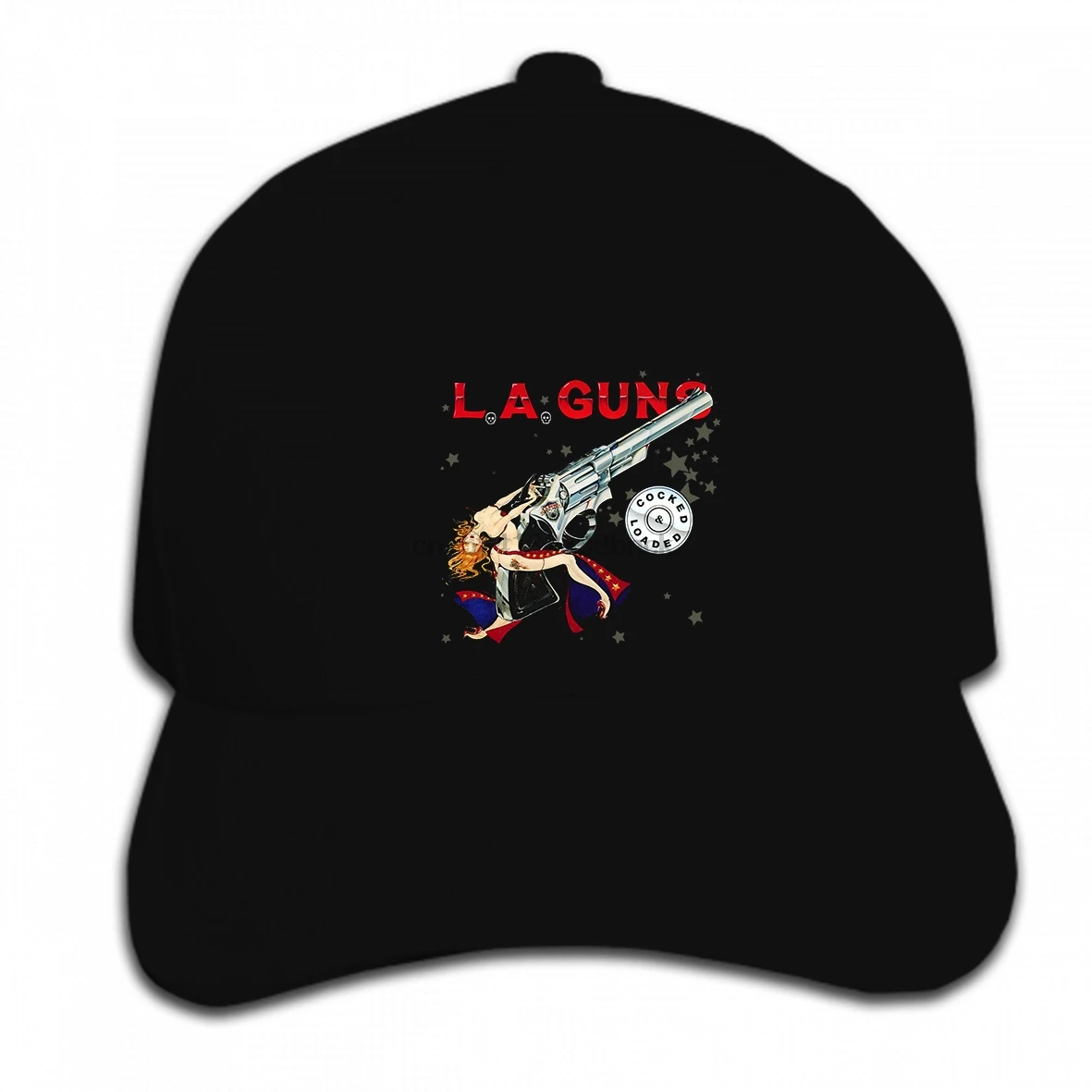 

Print Custom Baseball Cap Hip Hop Men Funny Women Cool La Guns Cocked And Loaded Youth Hat Peaked cap