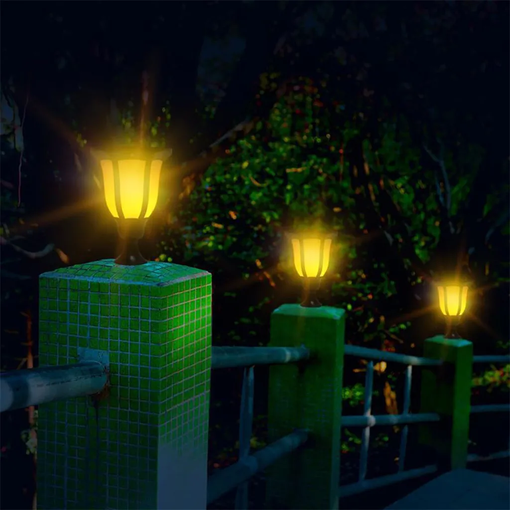 Солнечный подземный свет водонепроницаемый сад Мерцающая лампа Декор красочные двора стены Газон лампа украшение