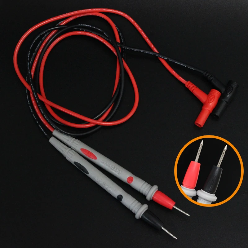 

1 Pair 20A 1000V Universal Probe Test Leads Pin for Digital Multimeter Needle Tip Multi Meter Tester Lead Probe Wire Pen Cable