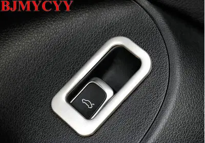 

BJMYCYY Automobile rear box switch button stainless steel decoration frame for Audi Q5