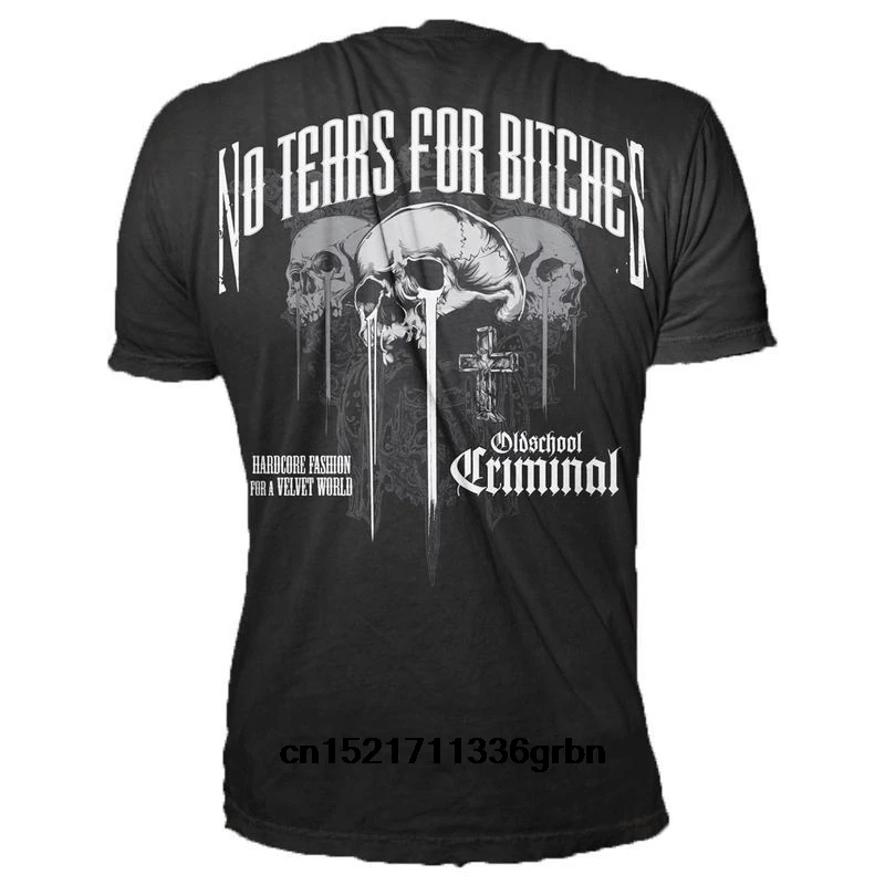 Мужская футболка Criminal No Tears For bsuts тату бой хулиганс уличная новинка wo для мужчин |