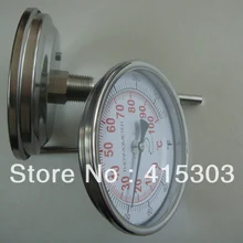 6*100 мм промышленный биметаллический термометр с " циферблатом SS Case 0-100C