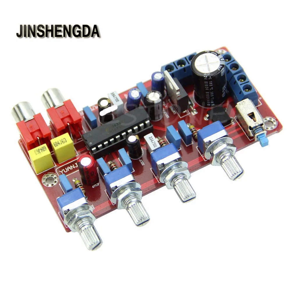 JINSHENGDA усилитель для 1000 мкФ/25 V Pro LM1036 роскошный регулятор громкости завершенный и