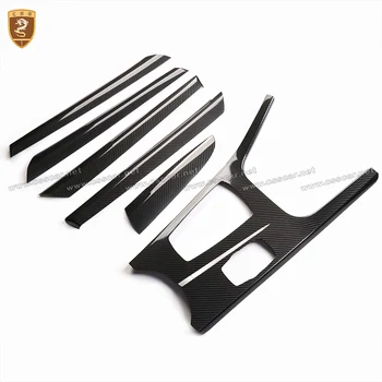 

Carbon Fiber Interior Trim Dashboard Control Door Panel Covers Add on Style For BMW X3 X4 2011 2012 2013 2014 2015 2016 2017