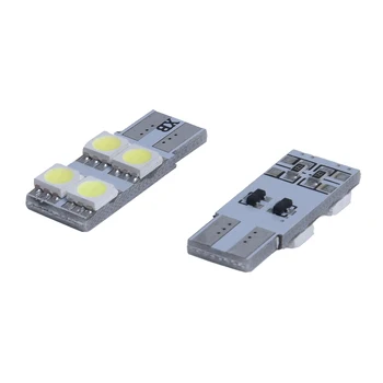 

2X w5w T10 4 LED 5050 SMD ERROR FREE Canbus Nightlight ODB 360 White XENON lights