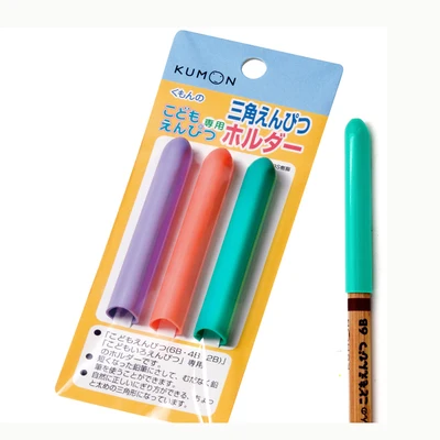 Children Wood School Triangle Pencils 2b 4b 6b Sharpen Coloured Crayon Holder Set By Kumon 6pcs Box Correction Writing Posture Aliexpress