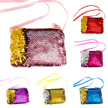 

Women Coin Purse Sequines Pocket Change Wallet For Girls Square Organizer Earphone Pouch Portable Cute Kids Zipper Purse Bags