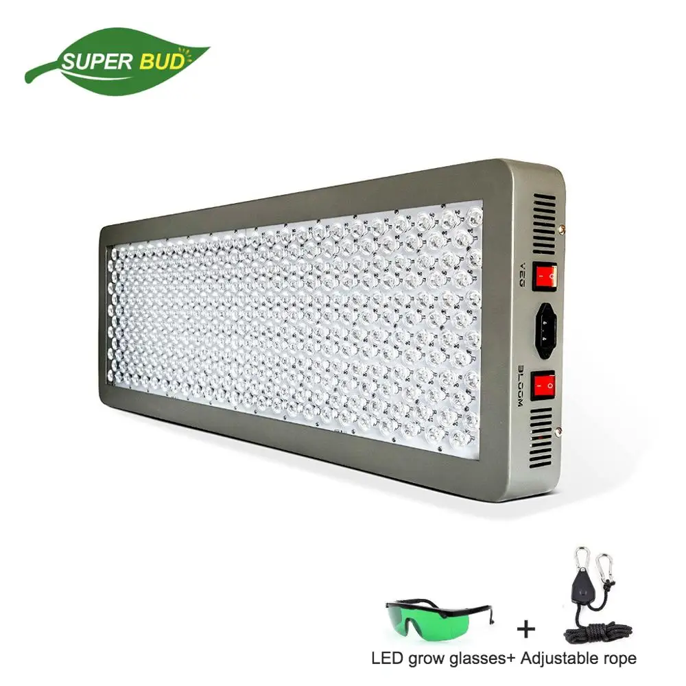 Небулярная P900 светодиодный grow светильник 900W 12 band высокой номинальной двойной