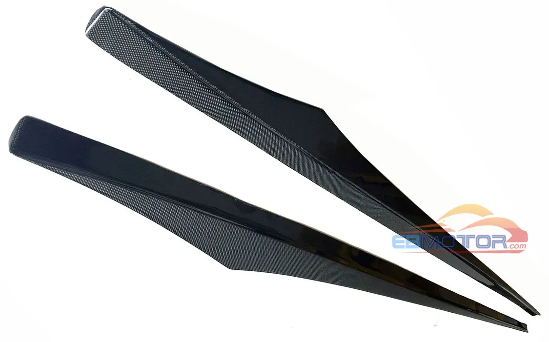 Real Carbon Fiber Side Skirts Spoiler Trim 1pair for BMW F06 F12 F13 M-Sport M-Tech 2014UP B292