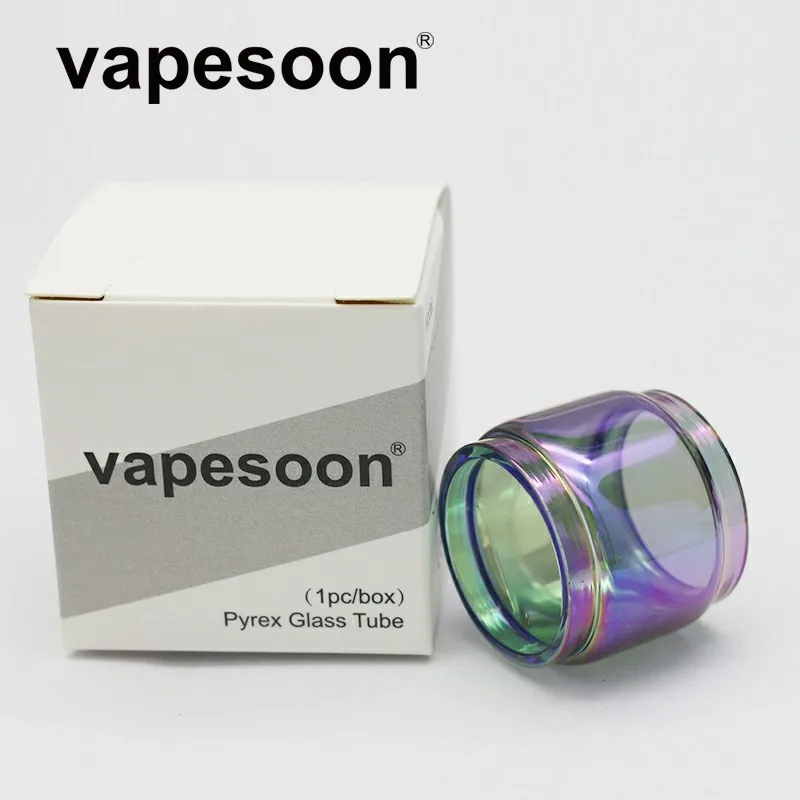 Оригинальный vapesoon Радуга Выпуклое стекло трубки 6,5 мл емкость для Eleaf Элло дюро атомайзер Танк подходит IJust 3 стартовый комплект