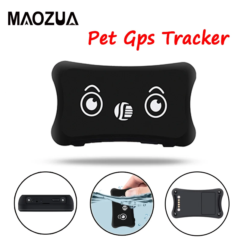 

Pet Mini GPS Tracker For Dogs Cat Collar Water-Resistant Dog Tracker Gps Locator Realtime Tracking Device