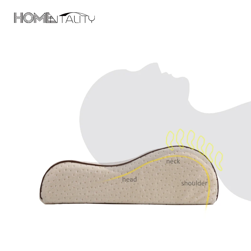 Красочная пена памяти шеи Ортопедическая подушка постельные принадлежности подушки здравоохранения бамбуковое волокно подушки под шею Удобная спальная подушка