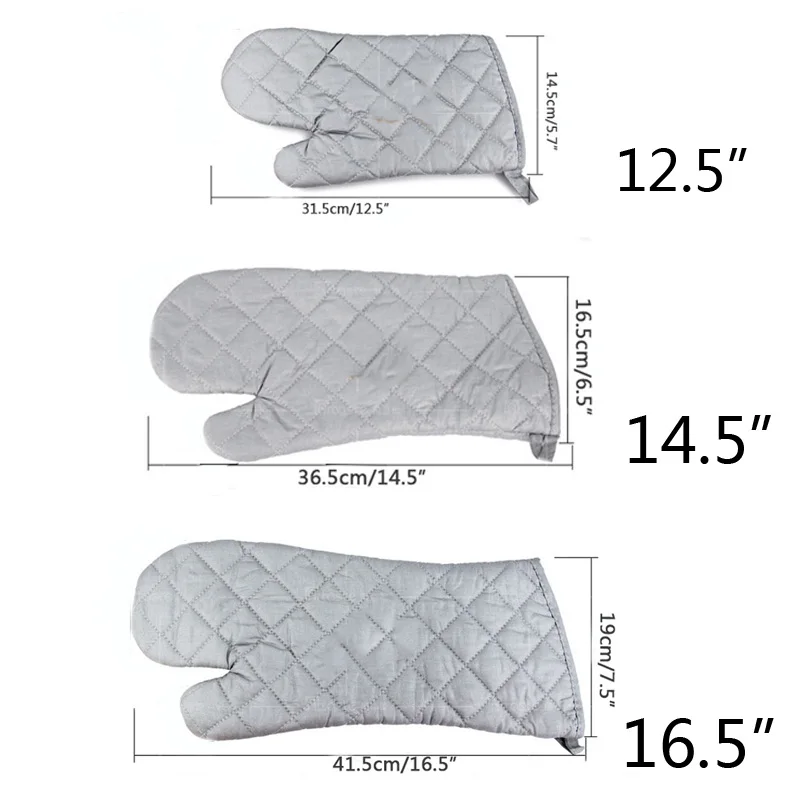 1 шт. термостойкие хлопковые Прихватки для готовки в духовке инструменты для микроволновой печи перчатки для специальной выпечки перчатки 4 размера на выбор горячая распродажа