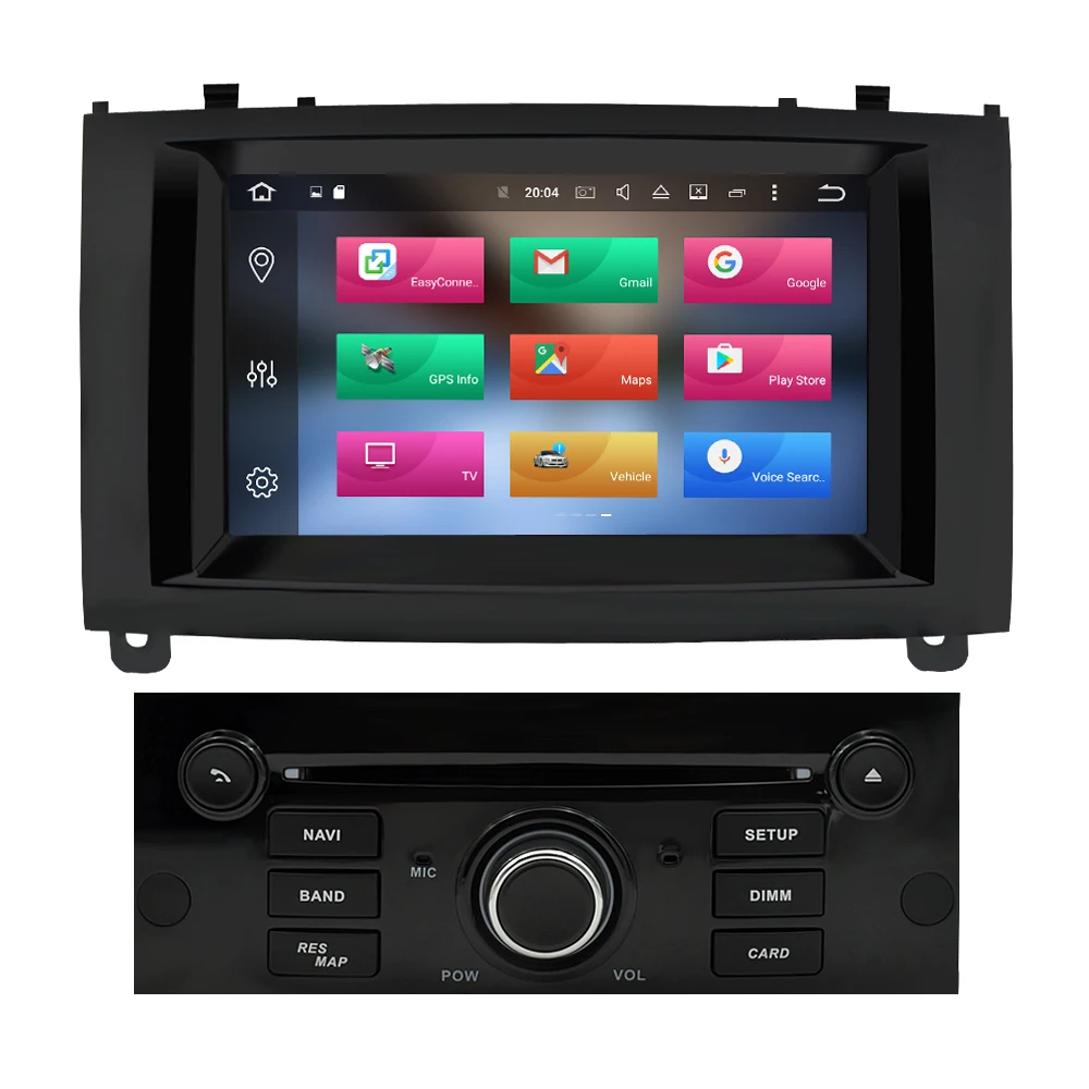 Perfect 4G RAM Android 9.0 Car DVD Player Multimedia Stereo For Peugeot 407 2004 2005 2006 2007 2008 2009 2010 Auto Radio GPS Navigation 13