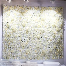 10pcsWedding Декоративные искусственные шелковые розы, белые гортензии, пионы, цветы для сцены, отеля, вечерние украшения, Цветочные Декорации для стен