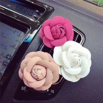 

AutoEC Car Air Fresher Cleaner Flower Clip Air Purifier Car Outlet Perfume Diffuser Air Essential Oil Freshener #LQ962