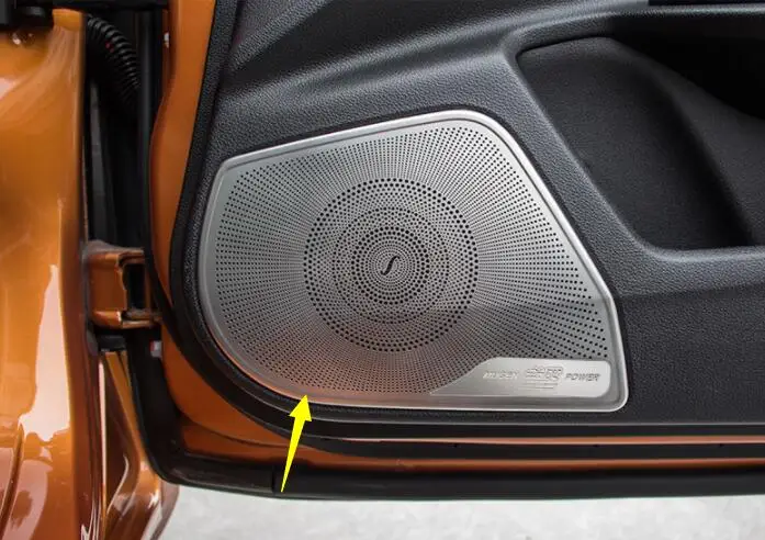 Для Honda 10 поколения civic дверь рог крышка металлический аудио декоративная рамка кольцо интерьерные декоративные аксессуары
