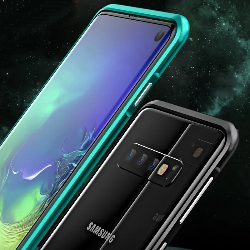 Алюминиевый металлический чехол-бампер для samsung Galaxy S10 чехол тонкий противоударный чехол для телефона чехол для samsung S10 Plus чехол S10Plus S 10