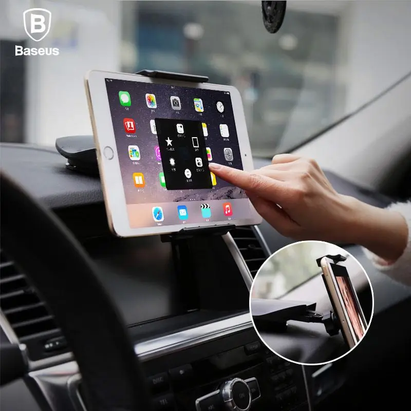 imágenes para Parabrisas universal de 360 grados de rotación de baseus tablet sostenedor del soporte del montaje del coche soporte ajustable soporte para teléfonos inteligentes/talets imágenes para Parabrisas universal de 360 grados de rotación de baseus tablet sostenedor del soporte del montaje del coche soporte ajustable soporte para teléfonos inteligentes/talets
