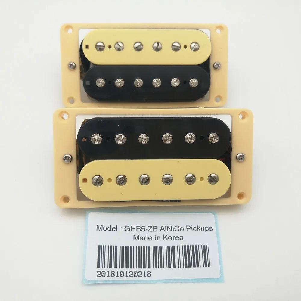 

Zebra Ainico 5 Guitar Pickups Humbucker Electric Pickups 1C Braided Shield / Set