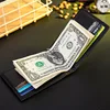 New RFID Blocking Genuine Leather Men Money Clip Wallet Small Card Protection Purse Mini Cash Holder For Man 4