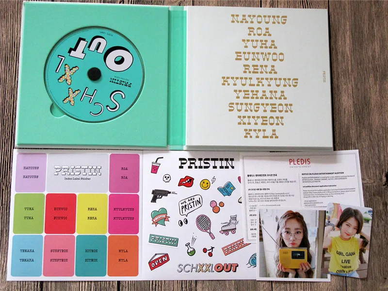 Альбом с автографом SCHXXL OUT CD + Фотокнига подписанный постер 092017|poster k-pop|k-pop albumphotobook