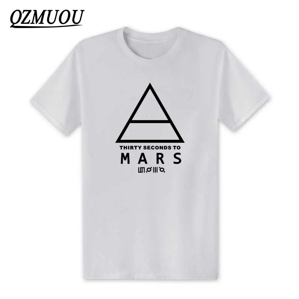 Новинка 2020 Мужская футболка с коротким рукавом от 30 SECONDS TO MARS принтом модная