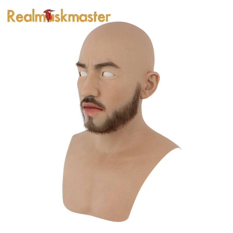 Силиконовые Фетиш маски Realmaskmaster для Хэллоуина на все лицо борода|Маски