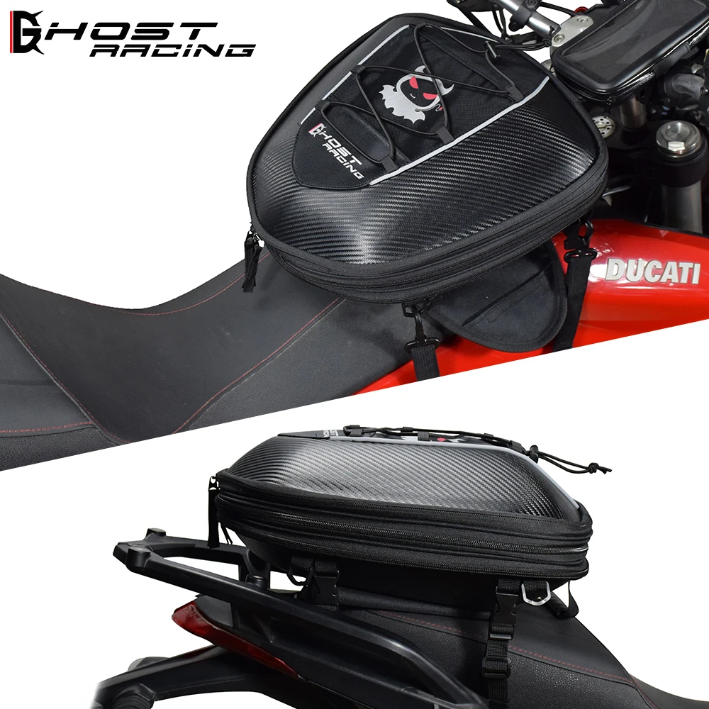 

2018 Brand New Waterproof Motorcycle Tail Bag Multifunction Motorcycle Rear Seat Bag High Capacity Motorcycle Rider Backpack