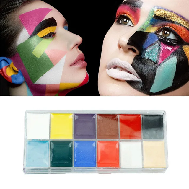 Body Paint Brand New 12 Colors Pretty Body Face Paint Makeup Painting