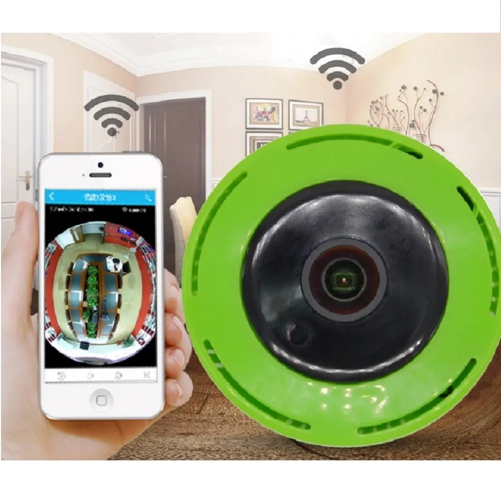 

LESHP Mini Network Camera 1080P Smart Wireless Monitoring Camera Household WIFI Panoramic Camera Device Support 128G TF Card