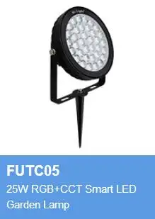 FUTC01 FUTC02 FUTC03 FUTC04 FUTC05 IP65 Водонепроницаемый 6 Вт 9 Вт 15 Вт 25 Вт RGB+ CCT светильник для газона AC 110 V-220 V DC24V открытый садовый светильник ing - Испускаемый цвет: FUTC05 Lamp