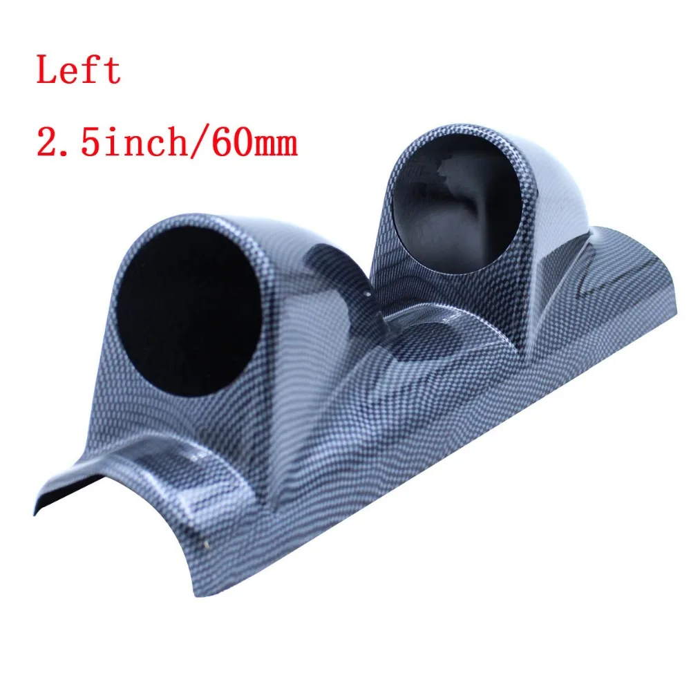 auto gauge pod 2.5"(60mm) black A Pillar Pod 2 Hole car Gauge Holder