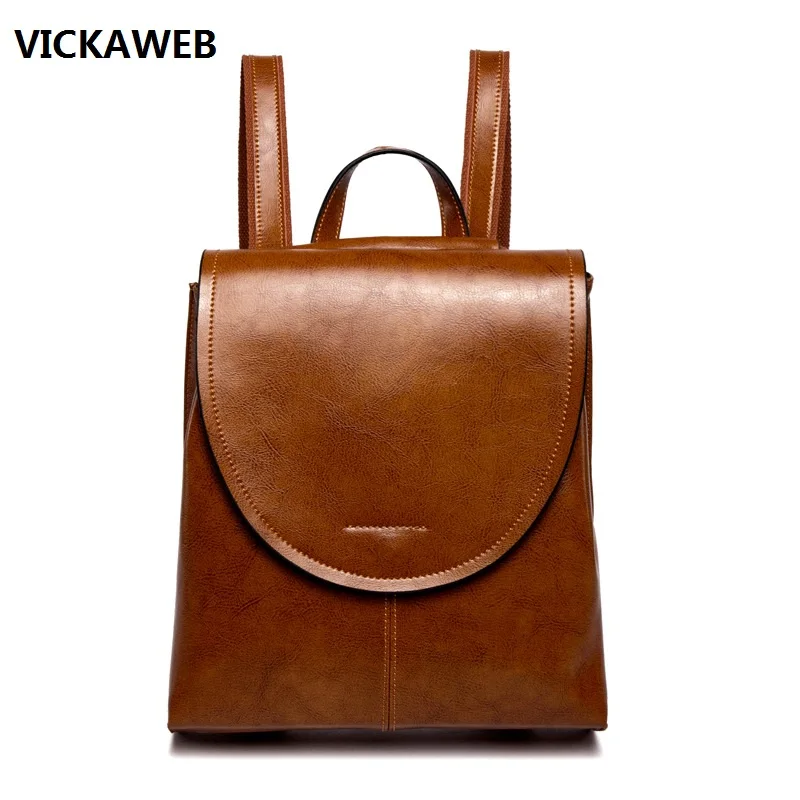 

brand women backpack leather school bag for girls teenagers multifunctional travel backpack ladies shoulder bags