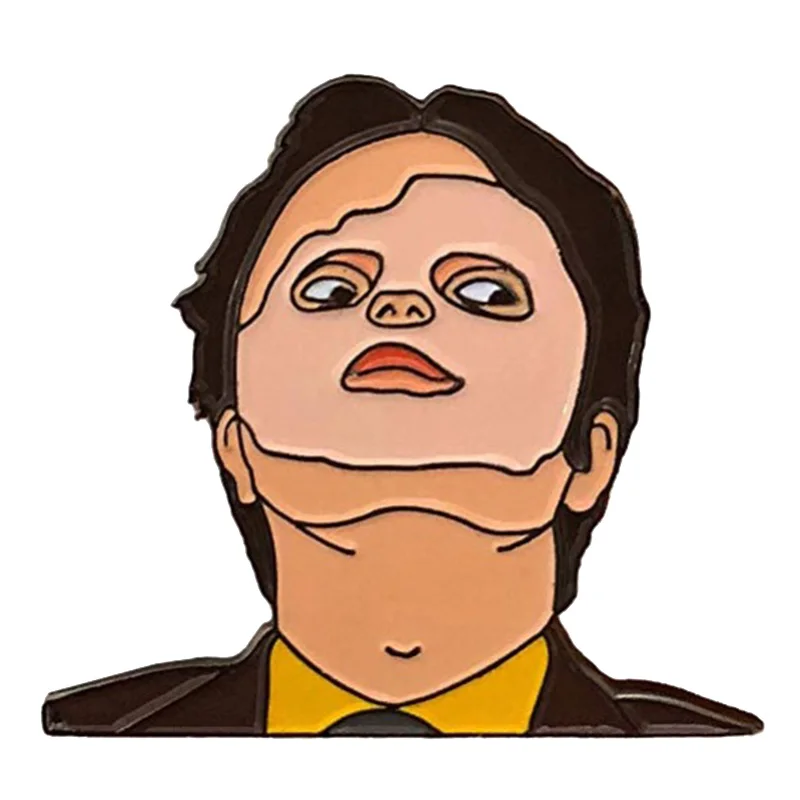 Эмалированная шпилька для маски Rainn Wilson|Броши| |