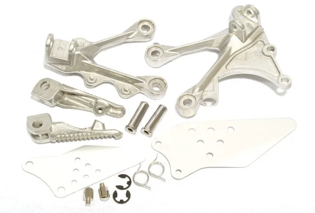 

Front Rider Foot Pegs Footrest Bracket For Kawasaki ZX6R ZX-6R 2005-2008 2006 2007