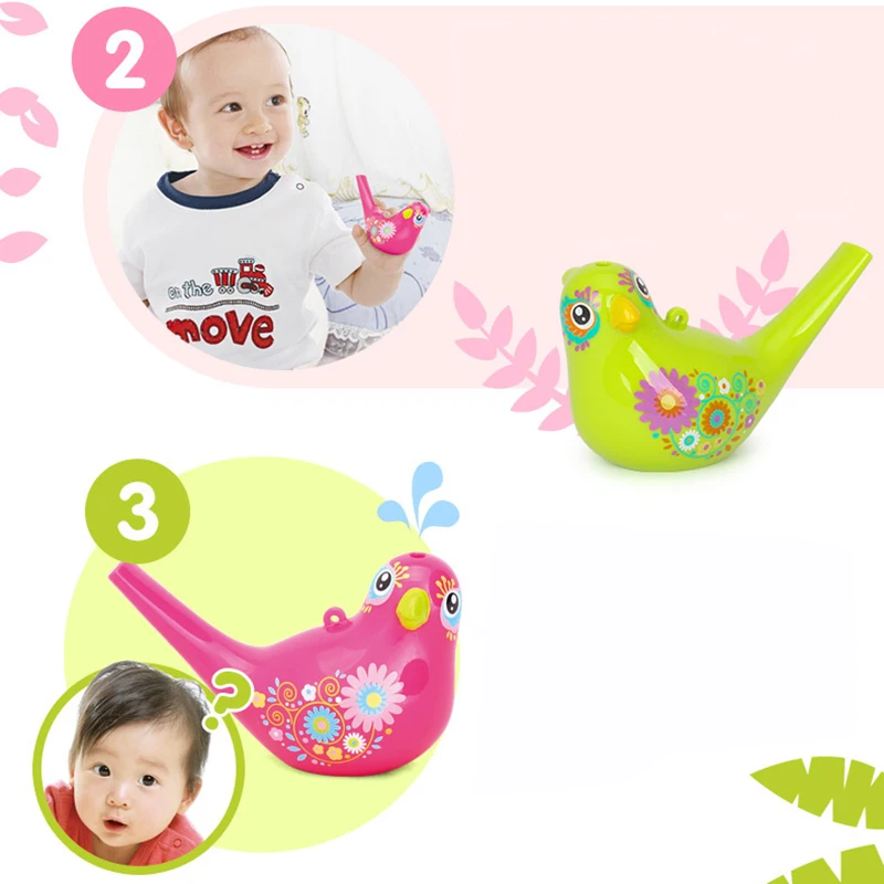 Водная птица свисток цветной рисунок Bathtime музыкальная игрушка для ребенка