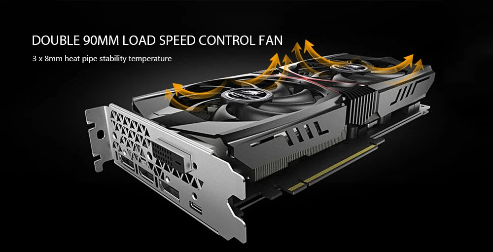 Оригинальная Красочная видеокарта GeForce RTX 2070 Gaming GT 8 Гб GDDR6 256bit 12nm 1410Mhz DirectX 12 HDMI DVI