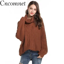 Women Sweater Turtleneck Long Sleeve Loose Knitted Pullover 2018 Autumn Winter New Fashion Casual Female High Neck Sweater Women Sweater Turtleneck Long Sleeve Loose Knitted Pullover 2018 Autumn Winter New Fashion Casual Female High Neck Sweater