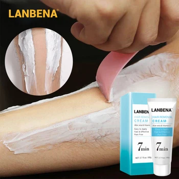 

LANBENA Hair Removal Cream Painless Removal Depilation Calming Balm Gentle Effective Epilator Nourishing Repairing Body Care TS1