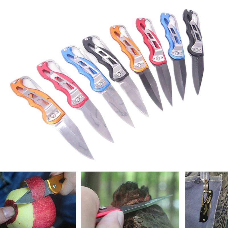 Многофункциональный складной нож Портативный брелок для ключей для кемпинга мини нож для ключей Тактический Спасательный Инструмент для выживания на открытом воздухе для охоты