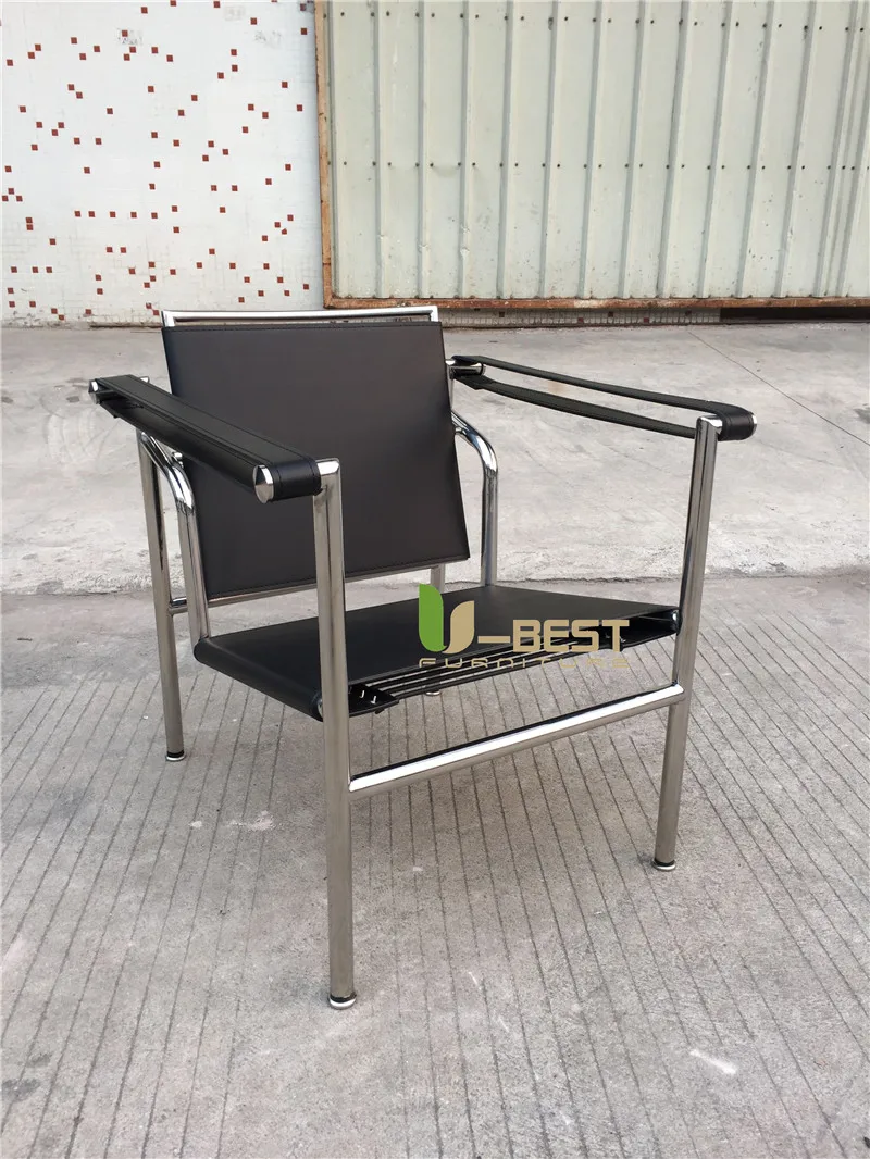 Le Corbusier LC1 Chair in Cowhide Genuine Leather (4)
