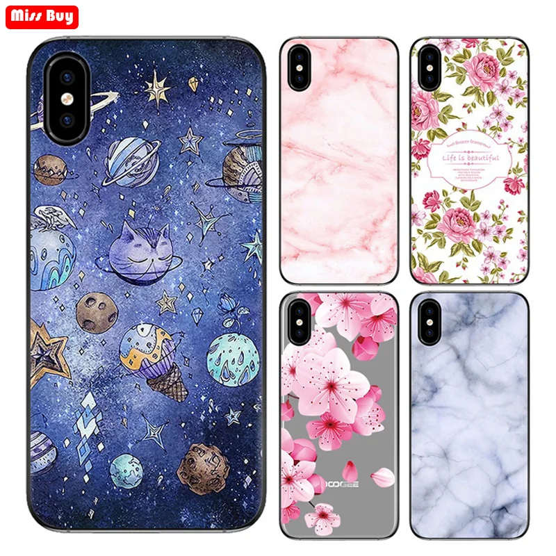 Missbuy милый мультфильм животных шаблон телефона Чехлы Для Doogee X55 случае Мрамор