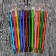 12 цветов Kawaii Caneta офисные аксессуары ручка школьные принадлежности КАЛЕМ papelaria boligrafos Канцелярские Caneta де Luxo lapiceros