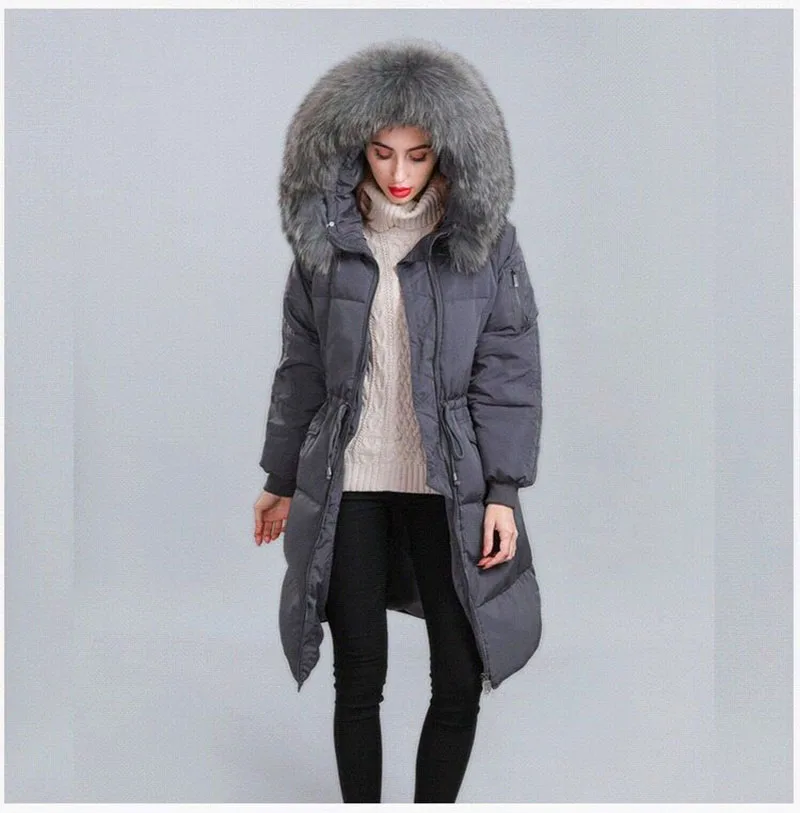 Winter Jacket Women New 2019 Fashion Coats Female Parka black Thick Cotton Padded Lining Ladies