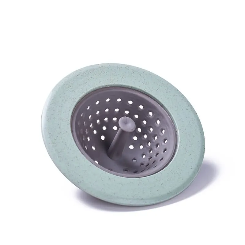 Сетчатые фильтры для слива кухонной раковины фильтры для ванны напольный слив анти блокирующий Ловец волос Силиконовый Фильтр для раковины кухонные инструменты Гаджеты - Цвет: green