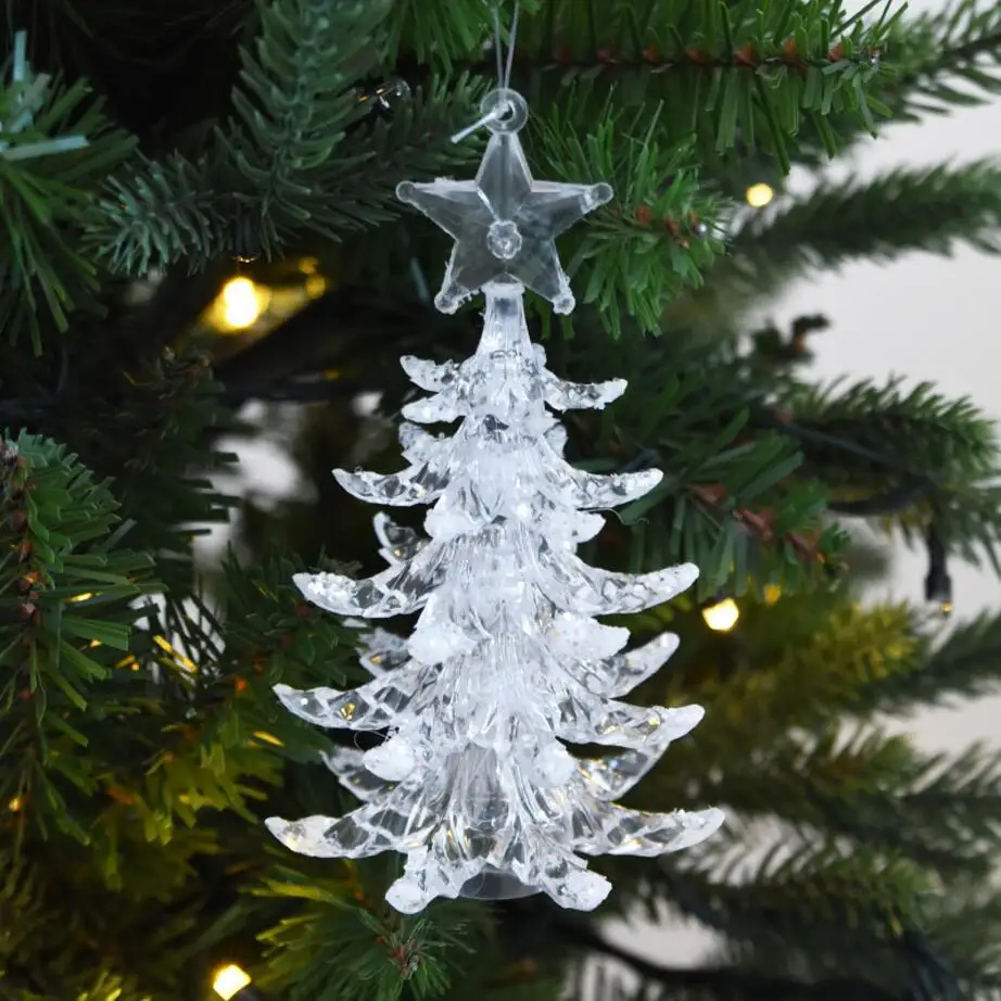 multi shape snow white crystal christmas tree ornament decorations chrystal christmas tree ornaments