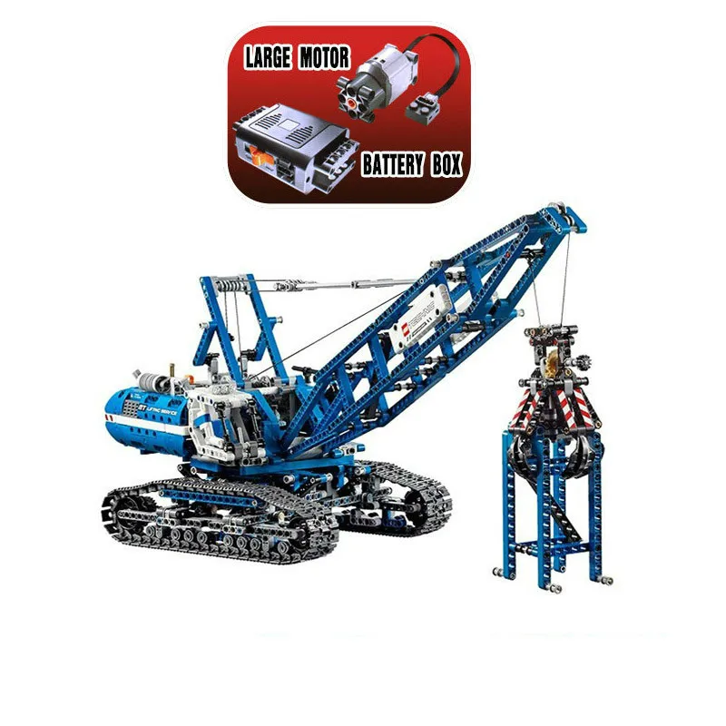 

20010 1401Pcs Genuine Technic Mechanical The Crawling Crane Set Building Blocks Compatible with Legoings Toys